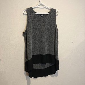 Plus size high low blouse